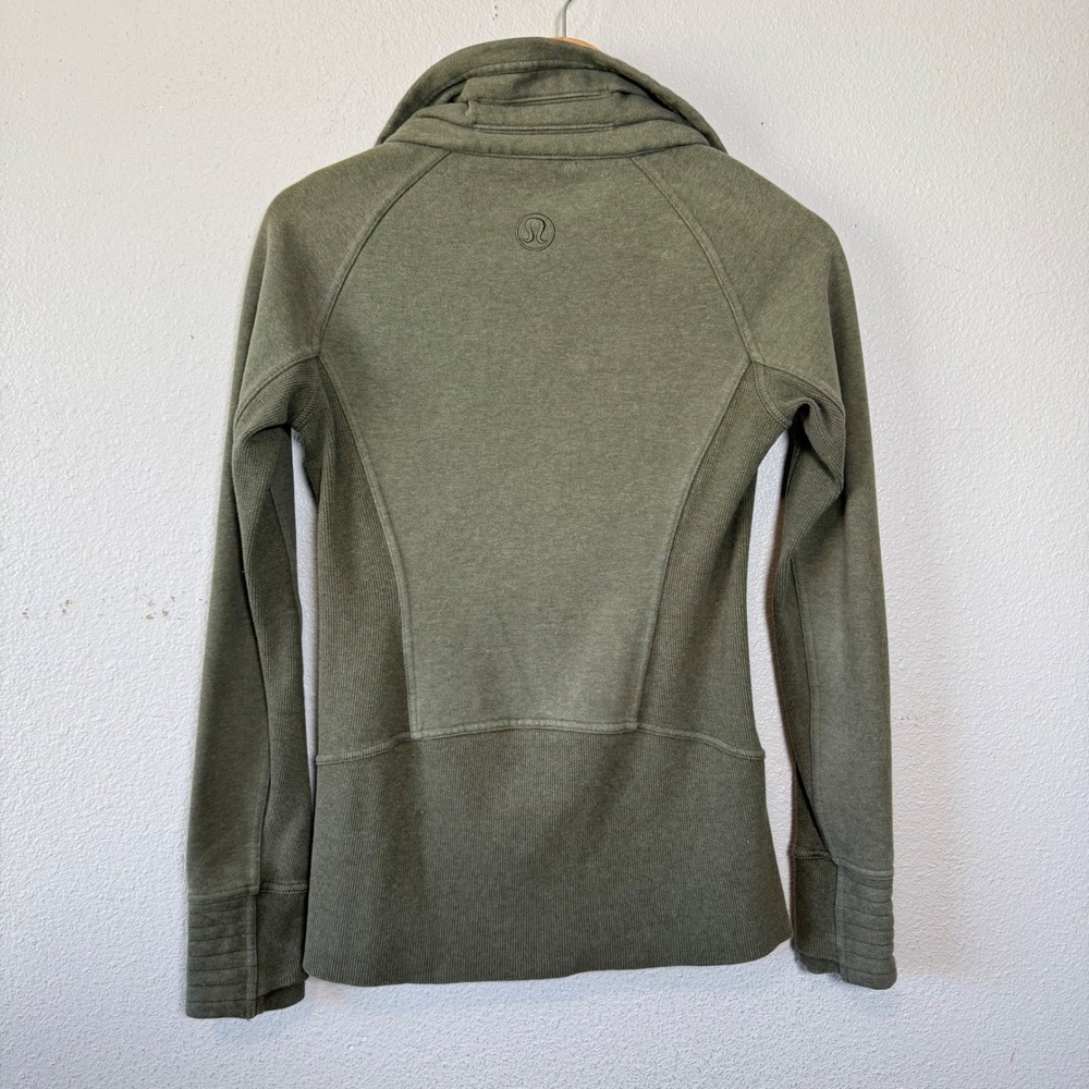 Lululemon Radiant Jacket II Heathered Fatigue Green Size‎ 4 - Picture 5 of 8